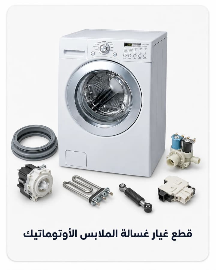 قطع غيار آلات غسيل الملابس الأوتوماتيكية